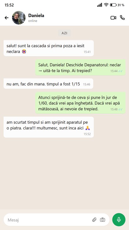 Cineva scrie că datorită Depanatorului a reparat pe loc o poză neclară