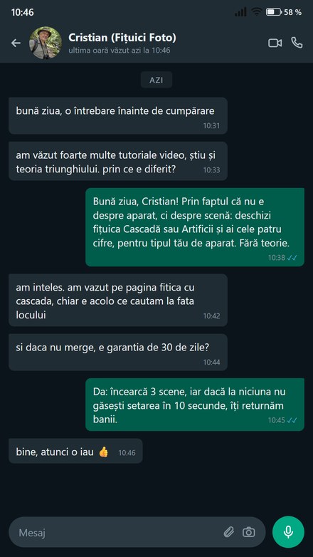Cineva sceptic scrie prin ce e diferit față de un tutorial video